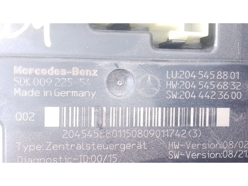 Recambio de caja reles / fusibles para mercedes-benz clase c (w204) c 200 cdi (204.007, 204.006) referencia OEM IAM   