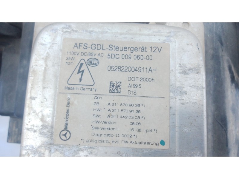 Recambio de faro izquierdo xenon para mercedes-benz clase e (w211) e 280 cdi (211.020) referencia OEM IAM   