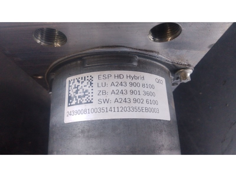 Recambio de abs para mercedes-benz clase a sedán (v177) a 250 e (177.186) referencia OEM IAM A2439008100  