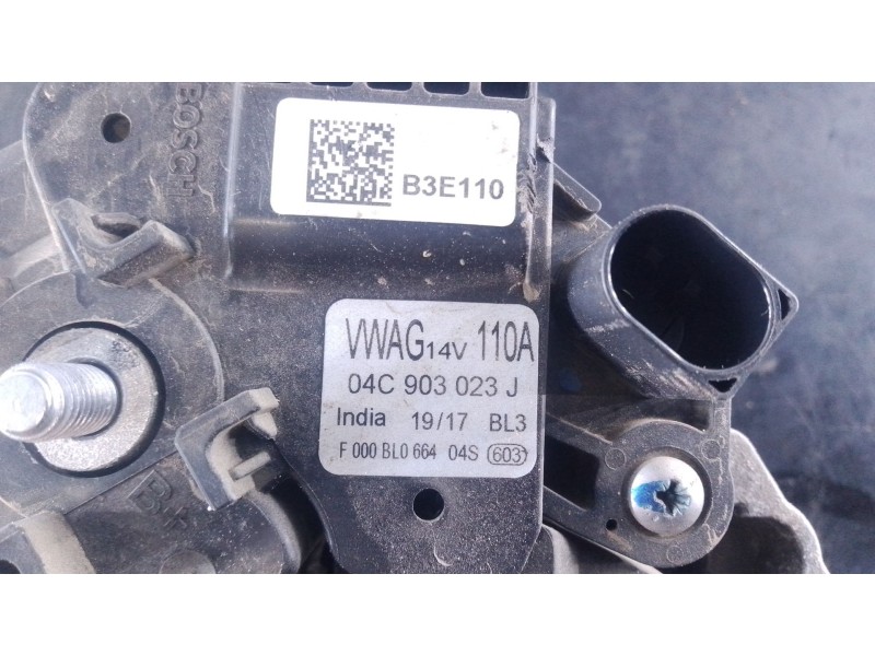 Recambio de alternador para skoda fabia active referencia OEM IAM   