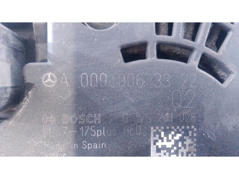 Recambio de alternador para mercedes-benz clase b sports tourer (w246, w242) b 180 cdi (246.200) referencia OEM IAM   