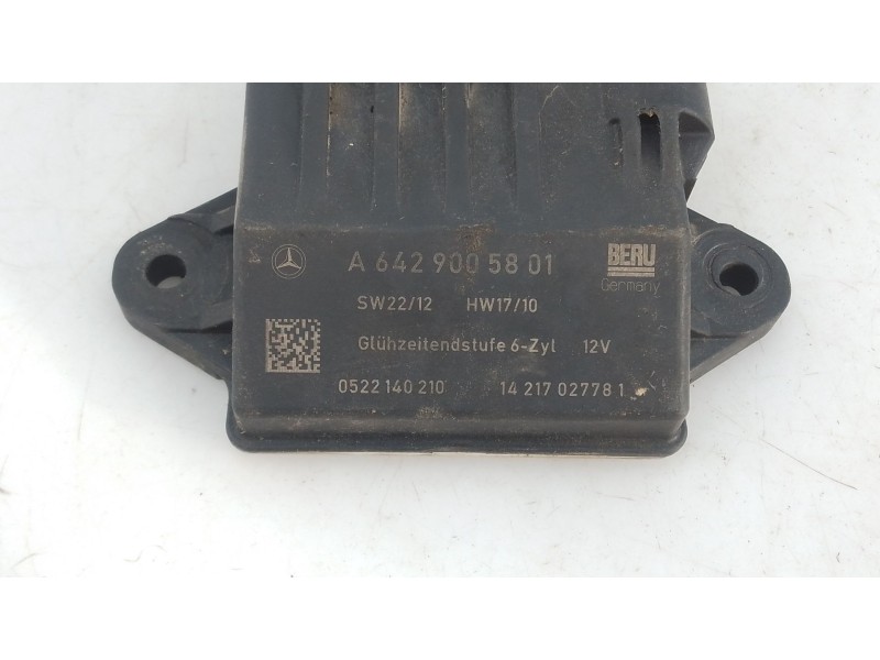 Recambio de caja precalentamiento para mercedes-benz clase m (w163) ml 400 cdi (163.128) referencia OEM IAM A6429005801  E3-A1-3