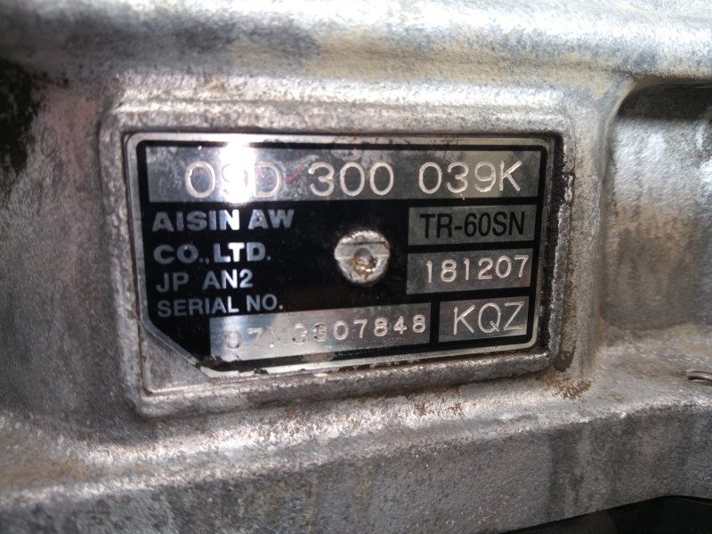 Recambio de despiece caja cambios para volkswagen touareg (7l6) tdi v6 +motion referencia OEM IAM KQZ TALLER M1-A1-158