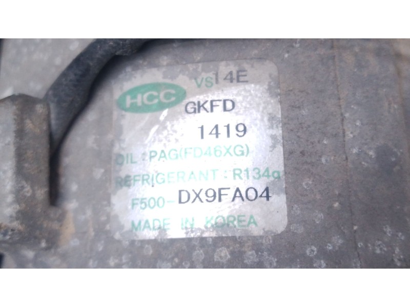 Recambio de compresor aire acondicionado para hyundai ix35 (lm, el, elh) 1.7 crdi referencia OEM IAM F500DX9FA04  