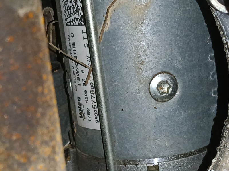 Recambio de motor arranque para peugeot 3008 ii suv (mc_, mr_, mj_, m4_) 1.5 bluehdi 130 referencia OEM IAM 983257788O  