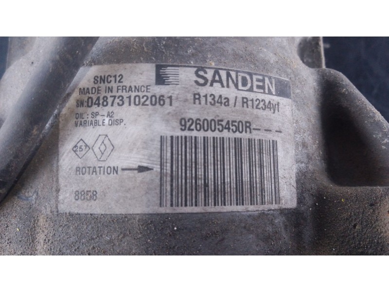 Recambio de compresor aire acondicionado para renault clio v (b7_) 1.0 lpg (b7mt) referencia OEM IAM   