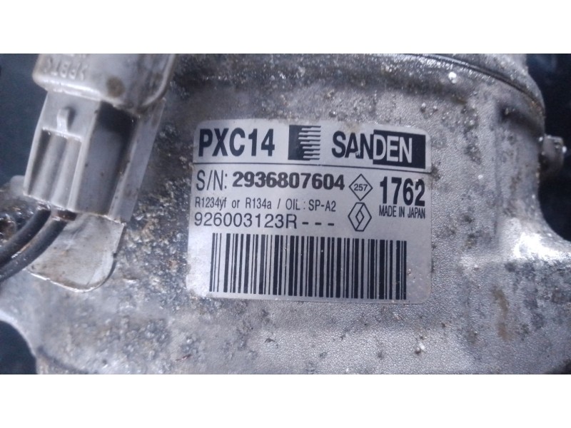Recambio de compresor aire acondicionado para renault megane iv hatchback (b9a/m/n_) 1.5 dci 110 (b9a3) referencia OEM IAM   
