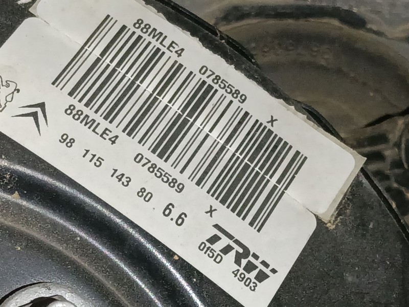 Recambio de servofreno para peugeot 208 i (ca_, cc_) 1.6 hdi / bluehdi 75 referencia OEM IAM   