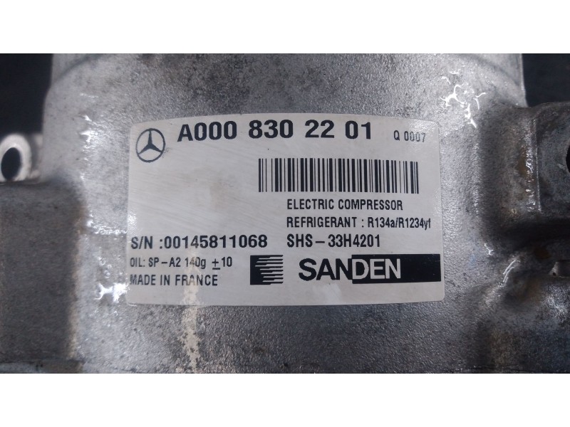 Recambio de compresor aire acondicionado para mercedes-benz clase a sedán (v177) a 250 e (177.186) referencia OEM IAM   
