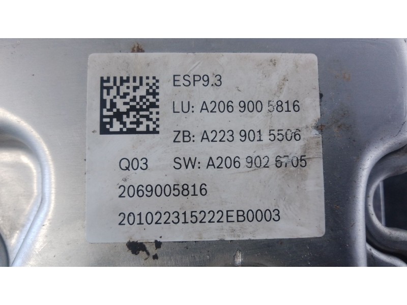 Recambio de abs para mercedes-benz clase c (w206) c 220 d (206.016, 206.004) referencia OEM IAM A2069005816  