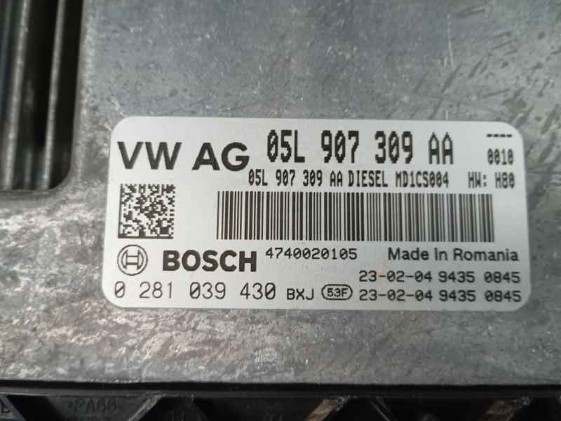 Recambio de centralita motor uce para seat leon (kl1, klg) 2.0 tdi referencia OEM IAM   
