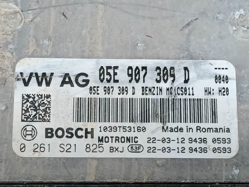 Recambio de centralita motor uce para seat leon (kl1, klg) 1.5 tsi referencia OEM IAM 05E907309D 0261S21825 