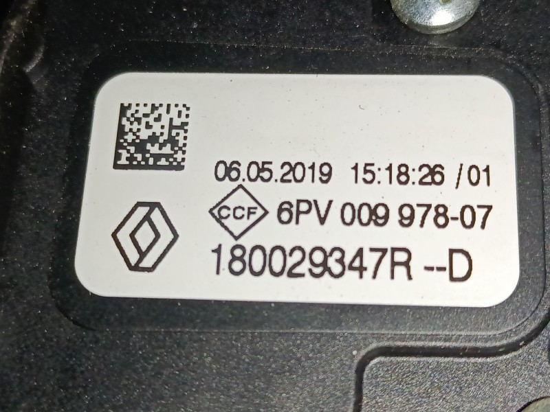 Recambio de pedal acelerador para renault clio iv (bh_) 1.5 dci 90 referencia OEM IAM 180029347R 6PV009978 