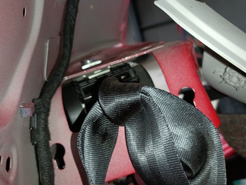 Recambio de cinturon seguridad trasero derecho para seat leon (5f1) 1.2 tsi referencia OEM IAM   