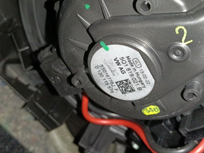 Recambio de ventilador calefaccion para seat leon (5f1) 1.2 tsi referencia OEM IAM 5Q1819021B  