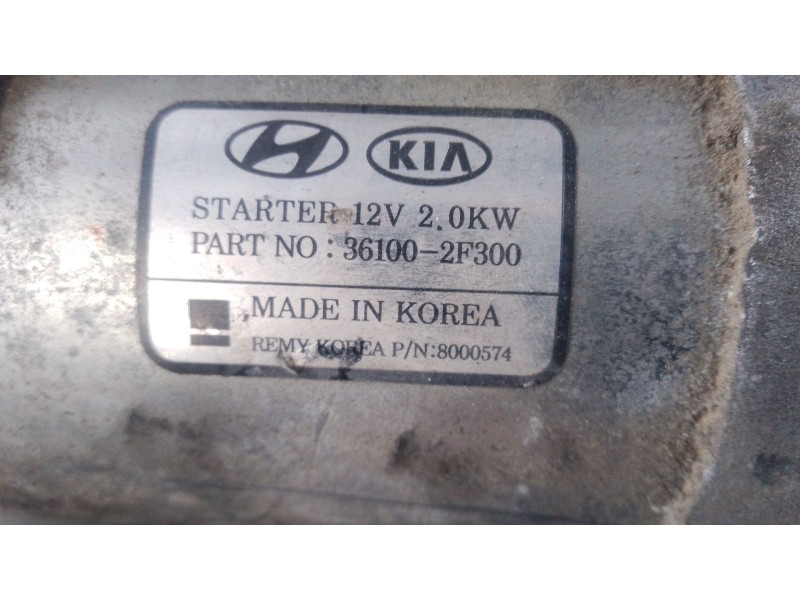 Recambio de motor arranque para hyundai tucson (tl, tle) 2.0 crdi a las 4 ruedas referencia OEM IAM 361002F300  