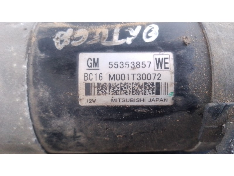 Recambio de motor arranque para opel insignia a (g09) 2.0 cdti (68) referencia OEM IAM   