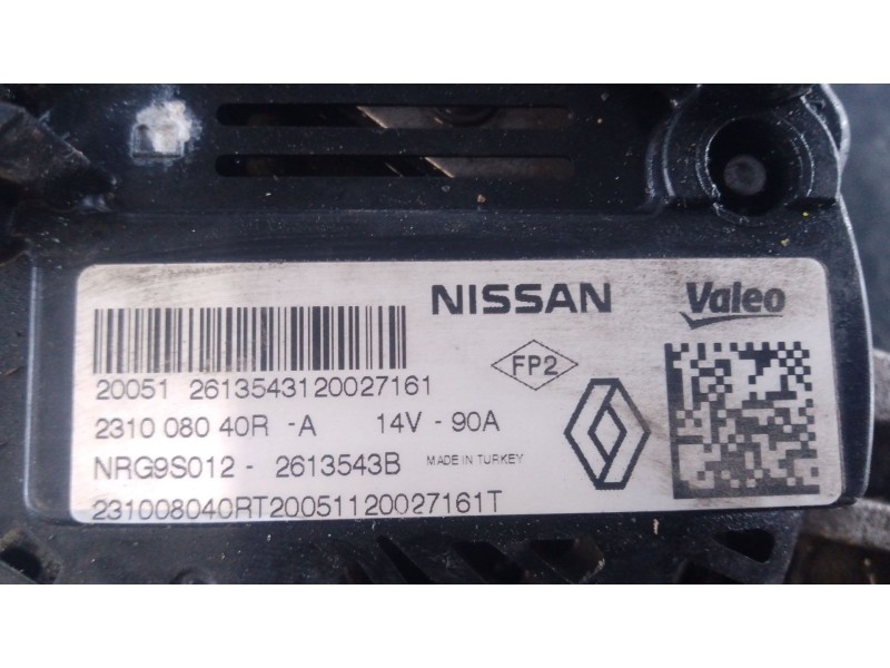 Recambio de alternador para renault clio v (b7_) 1.0 lpg (b7mt) referencia OEM IAM   
