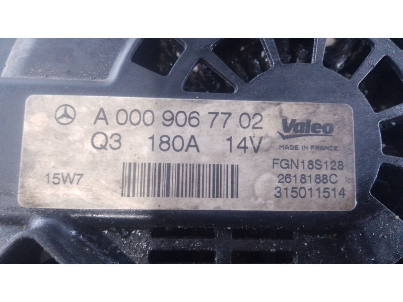 Recambio de alternador para mercedes-benz clase e t-model (s212) e 200 cdi / bluetec (212.205, 212.206) referencia OEM IAM   