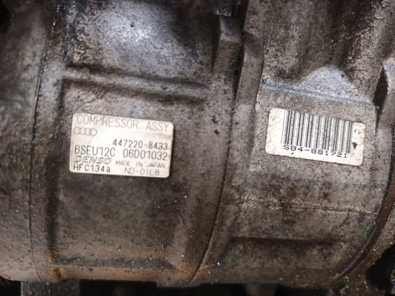 Recambio de compresor aire acondicionado para audi a4 cabrio (8h) referencia OEM IAM   