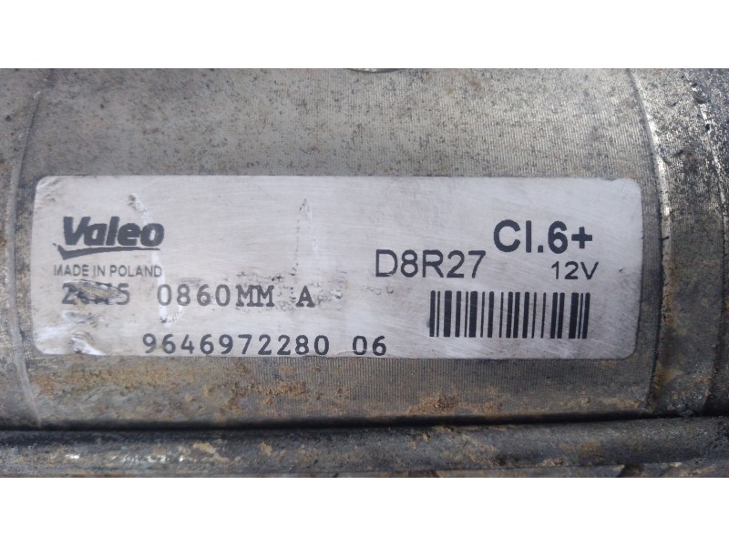 Recambio de motor arranque para peugeot 5008 (0u_, 0e_) 2.0 hdi 150 / bluehdi 150 referencia OEM IAM 9646972280  