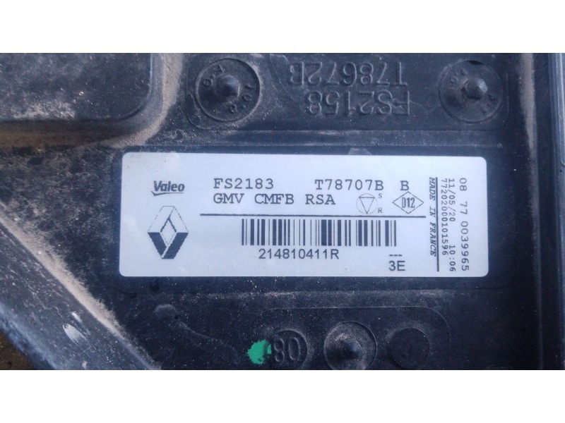 Recambio de electroventilador para renault clio v (b7_) 1.0 lpg (b7mt) referencia OEM IAM   