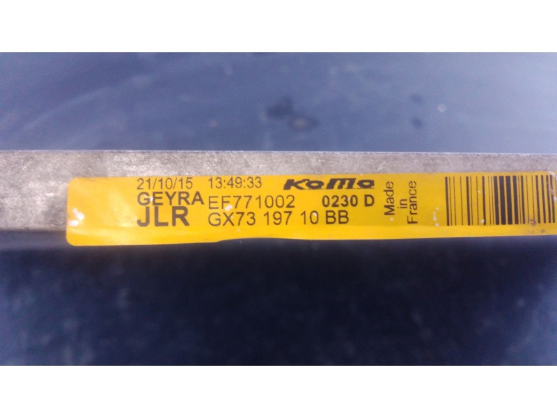 Recambio de condensador / radiador aire acondicionado para jaguar xe (x760) 2.0 d referencia OEM IAM GX738K230BA  