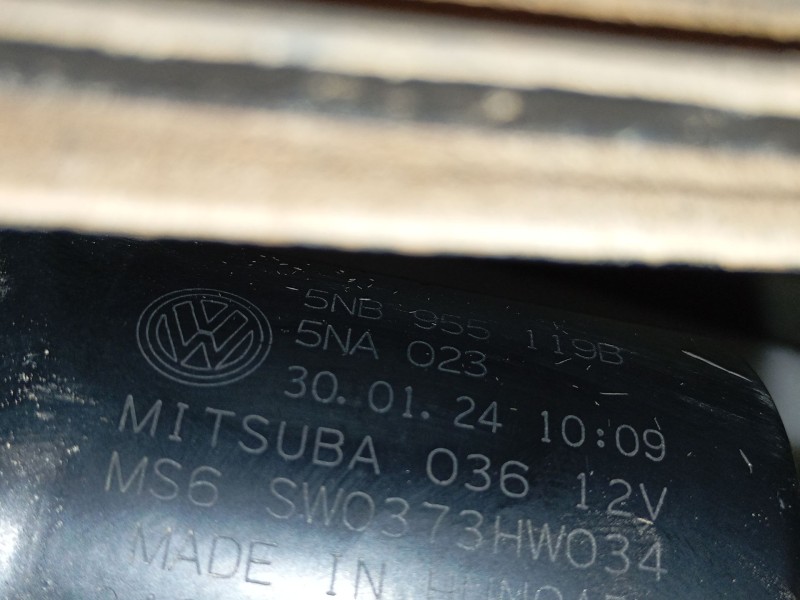 Recambio de motor limpia delantero para volkswagen tiguan (ad1, ax1) 2.0 tdi referencia OEM IAM 5NB955119B  