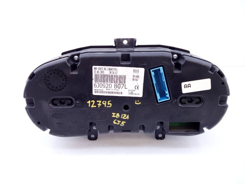 Recambio de cuadro instrumentos para seat ibiza (6j5) style referencia OEM IAM 6J0920807L  E2-A1-28-5