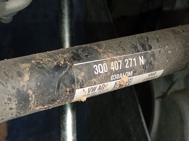 Recambio de transmision delantera izquierda para volkswagen tiguan (ad1, ax1) 2.0 tdi referencia OEM IAM 3Q0407271N  