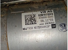 Recambio de motor arranque para volkswagen tiguan (ad1, ax1) 2.0 tdi referencia OEM IAM 02M911024B  
