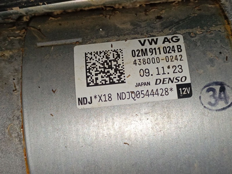 Recambio de motor arranque para volkswagen tiguan (ad1, ax1) 2.0 tdi referencia OEM IAM 02M911024B  