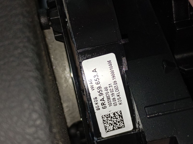 Recambio de anillo airbag para seat ibiza v (kj1, kjg) 1.0 mpi referencia OEM IAM 6RA959653A  