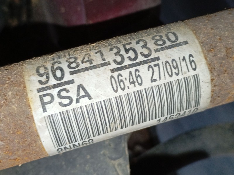 Recambio de transmision delantera izquierda para peugeot 2008 i (cu_) 1.6 bluehdi 120 referencia OEM IAM 9684135380  