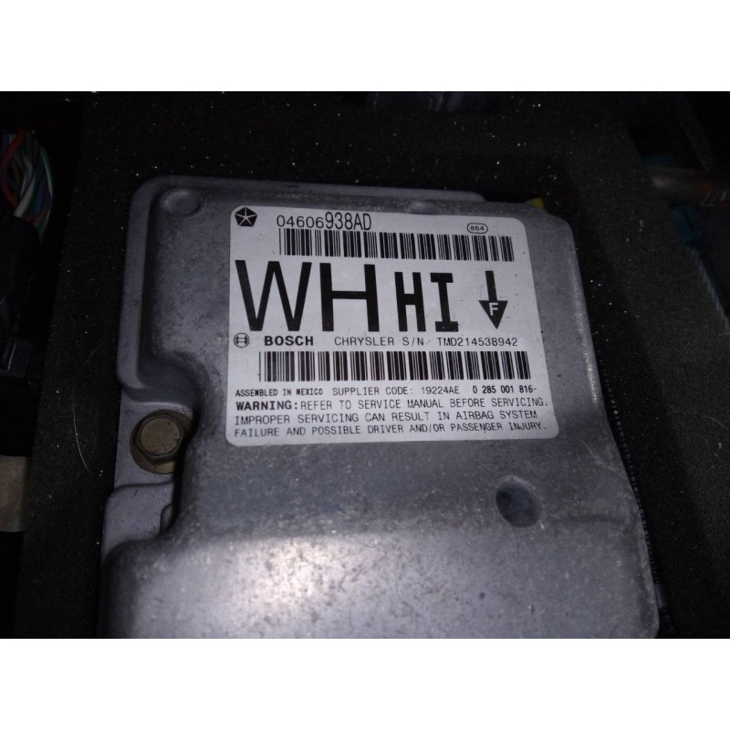 Recambio de centralita airbag para jeep gr. cherokee (wh) 3.0 crd limited referencia OEM IAM 04606938AD 214538942 