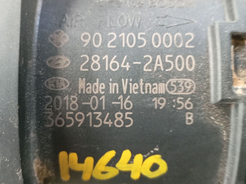 Recambio de caudalimetro para kia carens iv 1.7 crdi referencia OEM IAM 9021050002 281642A500 