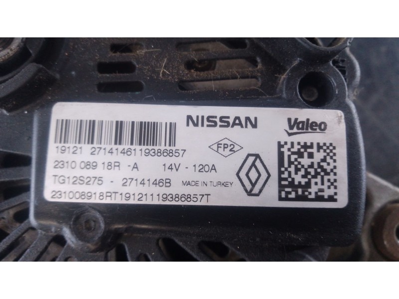 Recambio de alternador para renault clio iv (bh_) 1.5 dci 90 referencia OEM IAM   