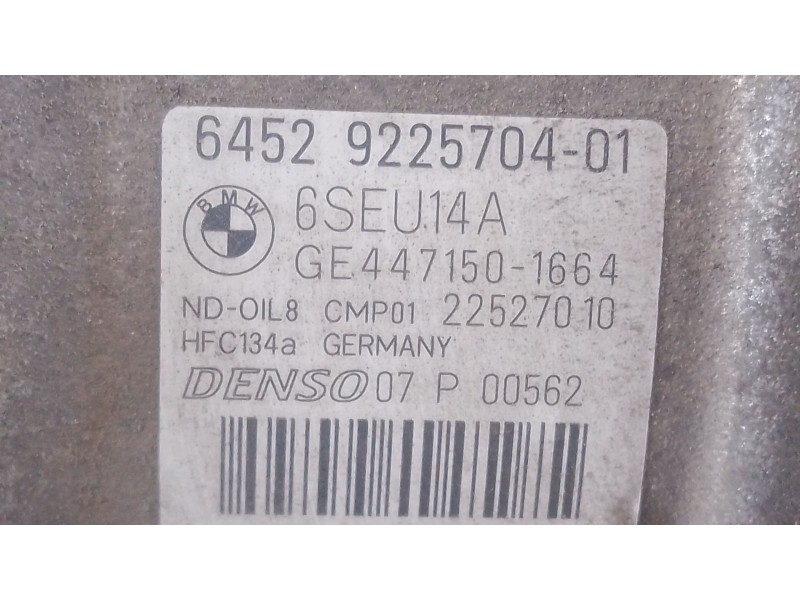 Recambio de compresor aire acondicionado para bmw x3 (f25) xdrive 20 d referencia OEM IAM 6452922570401  