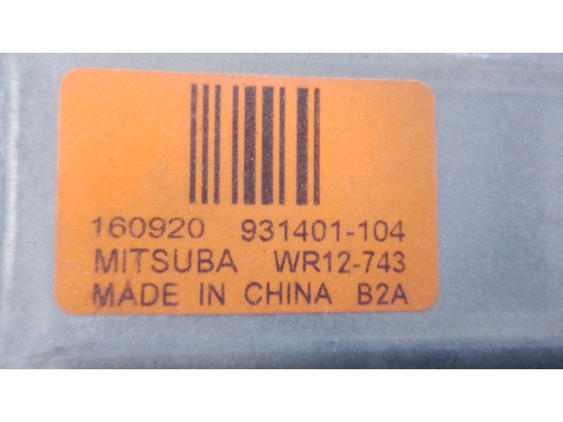 Recambio de elevalunas delantero izquierdo para jeep grand cherokee iv (wk, wk2) 3.0 crd v6 4x4 referencia OEM IAM   