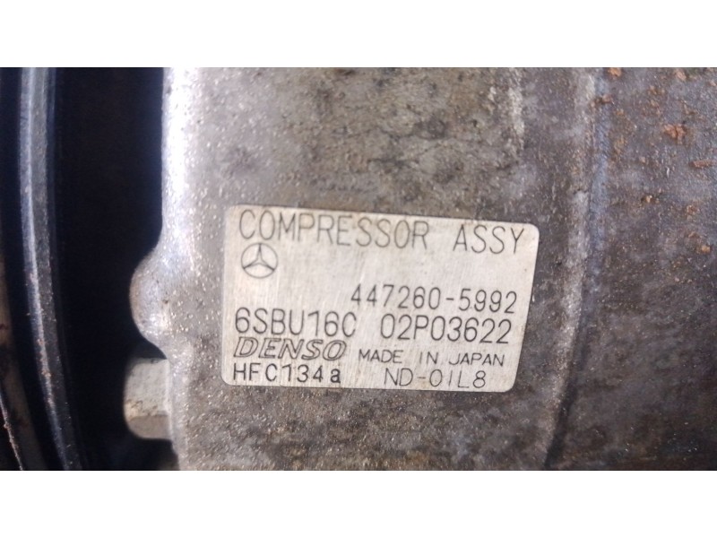 Recambio de compresor aire acondicionado para mercedes-benz clase c coupé (c204) c 220 cdi (204.302) referencia OEM IAM   