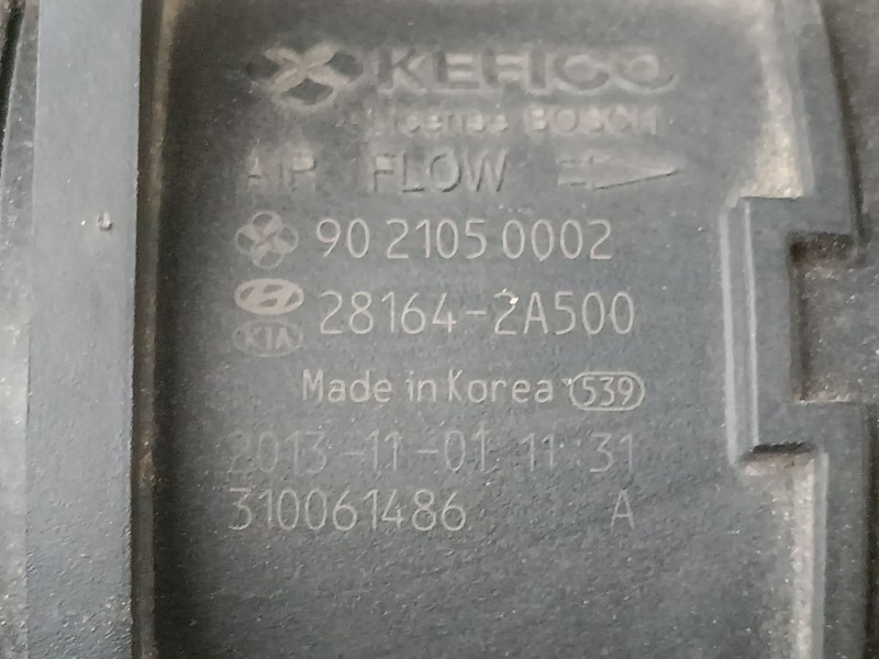 Recambio de caudalimetro para kia cee´d (jd) 1.4 crdi 90 referencia OEM IAM 9021050002 281642A500 