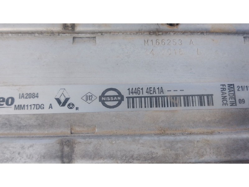 Recambio de intercooler para renault megane iv hatchback (b9a/m/n_) 1.5 dci 110 (b9a3) referencia OEM IAM   