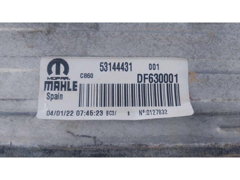 Recambio de intercooler para peugeot boxer furgoneta 2.2 bluehdi 120 referencia OEM IAM   