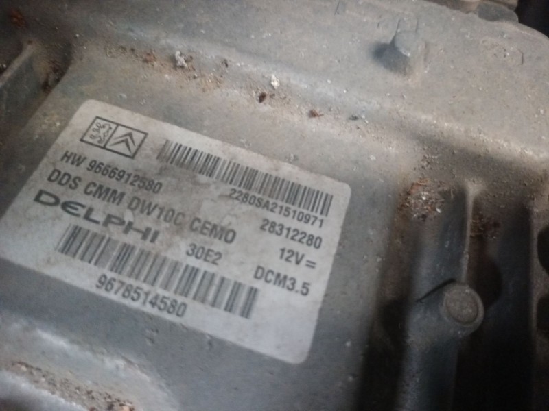 Recambio de centralita motor uce para fiat scudo furgoneta (270_, 272_) 2.0 d multijet referencia OEM IAM   