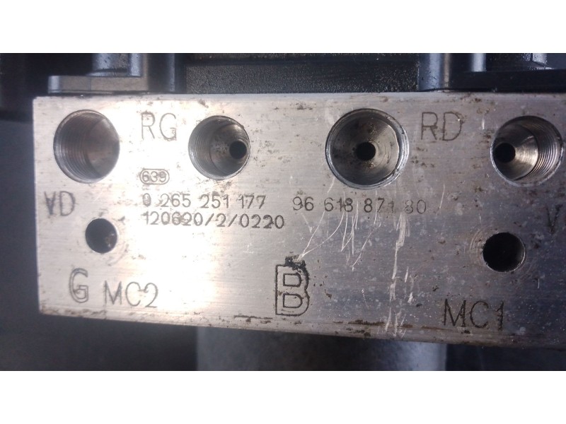 Recambio de abs para fiat scudo furgoneta (270_, 272_) 2.0 d multijet referencia OEM IAM 0265251177 9661887180 P3-B9-25-1