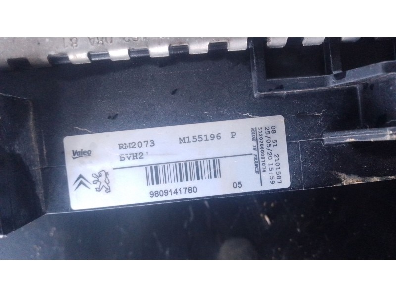 Recambio de radiador agua para citroën berlingo (er_, ec_) 1.5 bluehdi 100 referencia OEM IAM   
