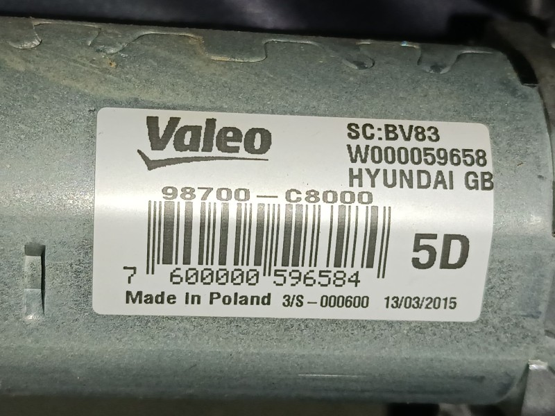 Recambio de motor limpia trasero para hyundai i20 ii (gb, ib) 1.2 referencia OEM IAM   