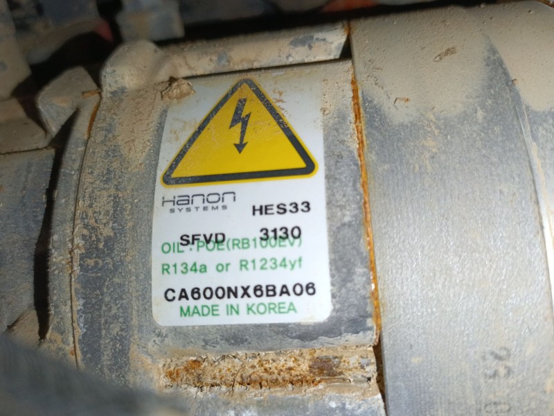 Recambio de compresor aire acondicionado para kia sportage v (nq5) 1.6 t-gdi mhev awd referencia OEM IAM CA60ONX6BAO6  