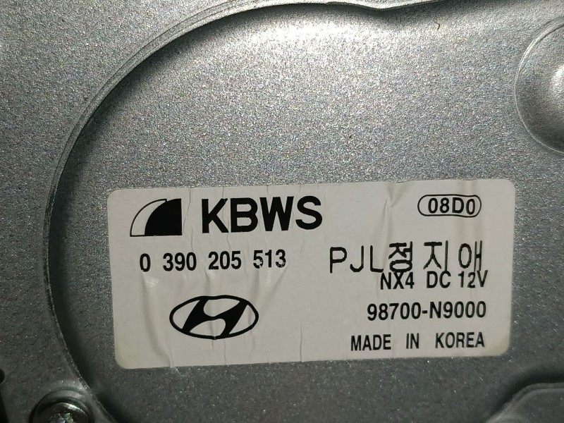 Recambio de motor limpia trasero para hyundai tucson (tl, tle) 1.6 crdi hybrid 48v referencia OEM IAM   