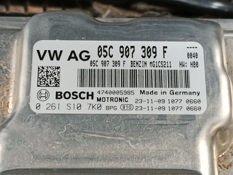 Recambio de centralita motor uce para volkswagen t-cross (c11, d31) 1.0 tsi referencia OEM IAM 05C907309F 0261S107K0 